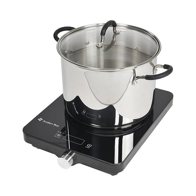 Avalon Bay Electric Portable Ceramic Deluxe Countertop Induction Cooktop Burner