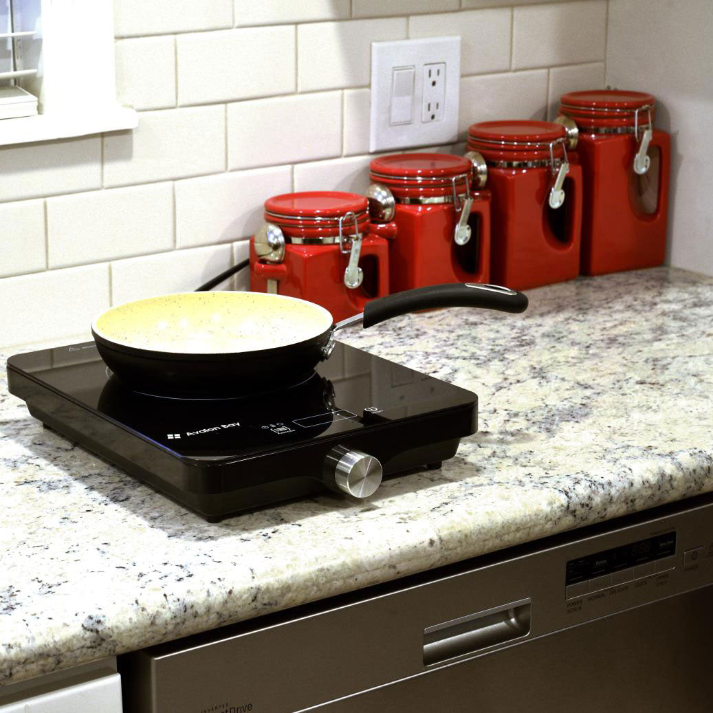 Avalon Bay Electric Portable Ceramic Deluxe Countertop Induction Cooktop Burner