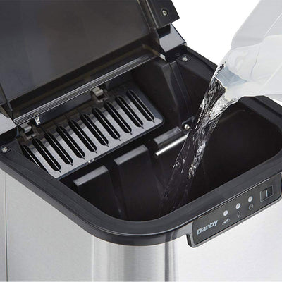 Danby 2-Pound Capacity Electric Self-Cleaning Spotless Steel Ice Maker (Used)