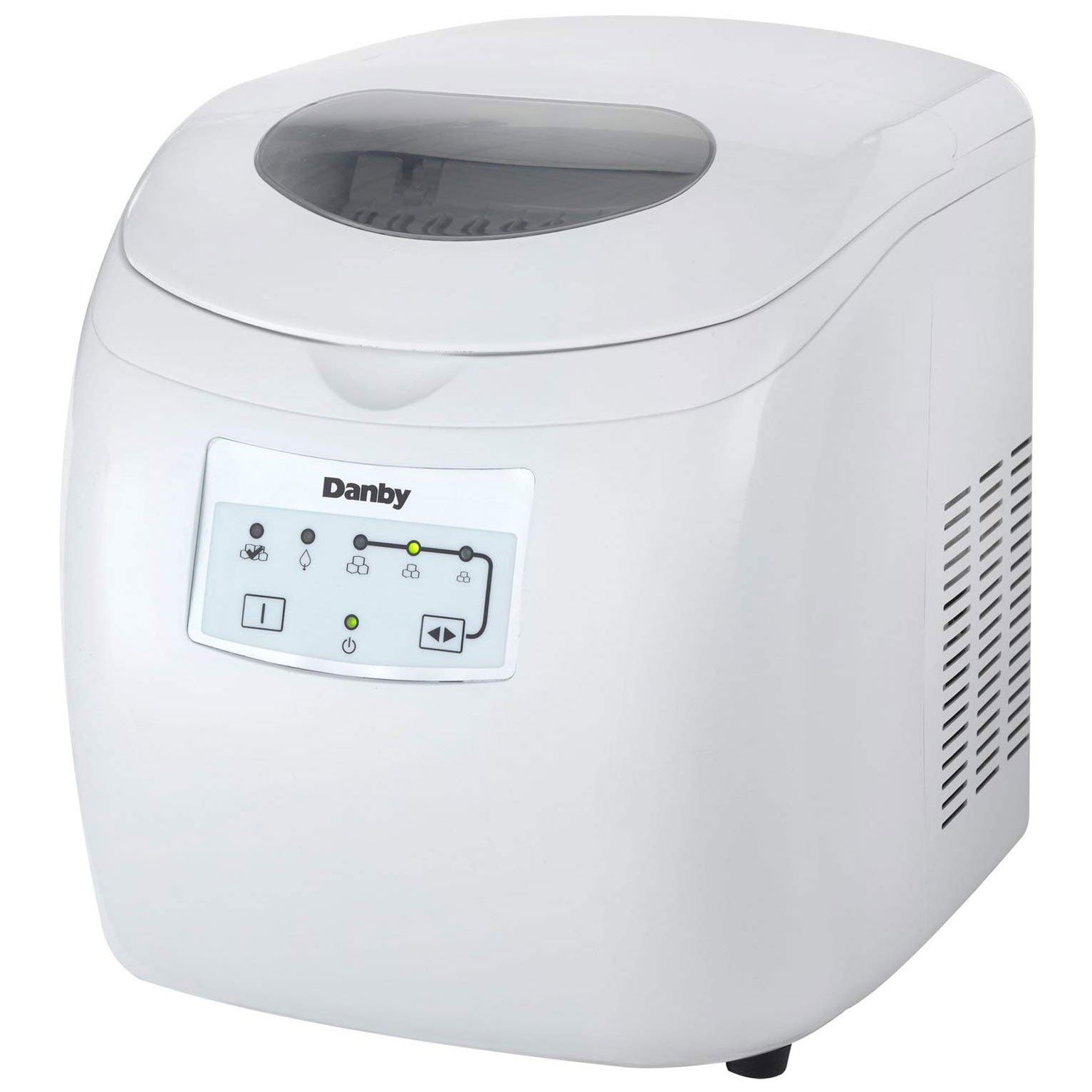 Danby 2 Pound Capacity Electric Self-Cleaning Portable Ice Cube Maker, White - VMInnovations