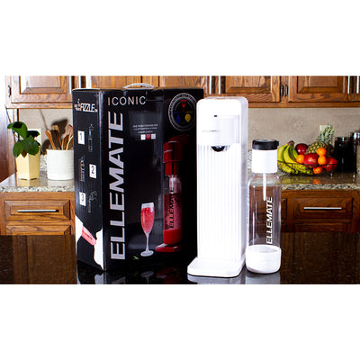 Ellemate ICMOWH100 100 Iconic 1L Soda Infuser Carbonation Maker Beverage Machine