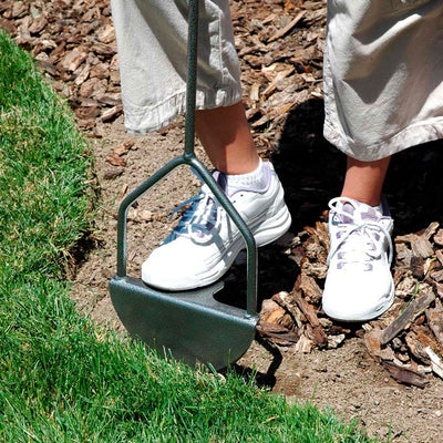Yard Butler 37 Inch Steel Sawtooth Grass Lawn Manual Step Edger Tool (Used)