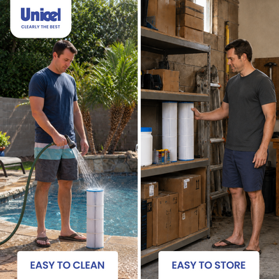 Unicel C-8418 Pool Spa Replacement Cartridge Filters 200 Sq Ft Jandy CS200 (2PK) - VMInnovations