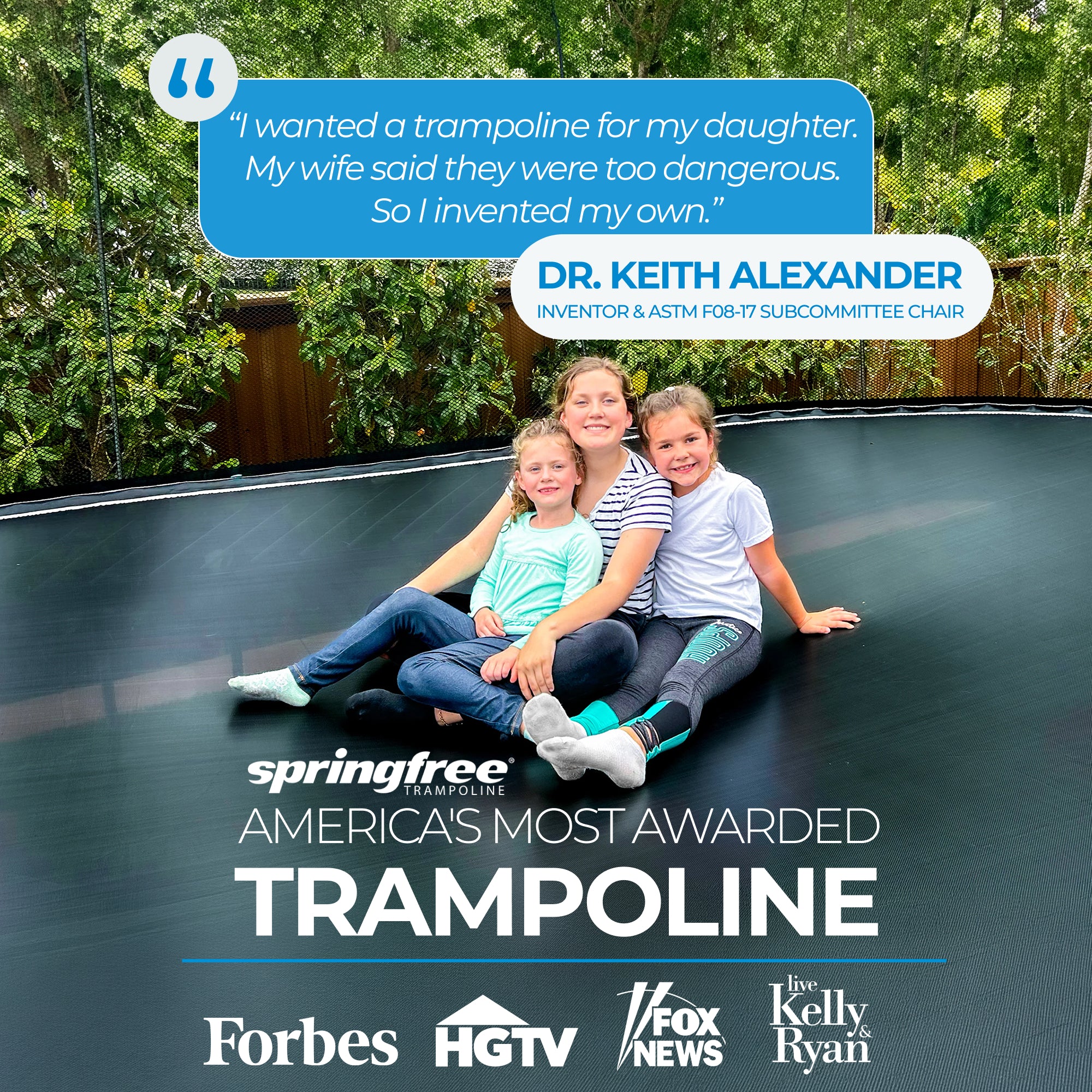 Springfree 6' x 9' Oval Outdoor Backyard Trampoline with FlexiNet and Soft Edge