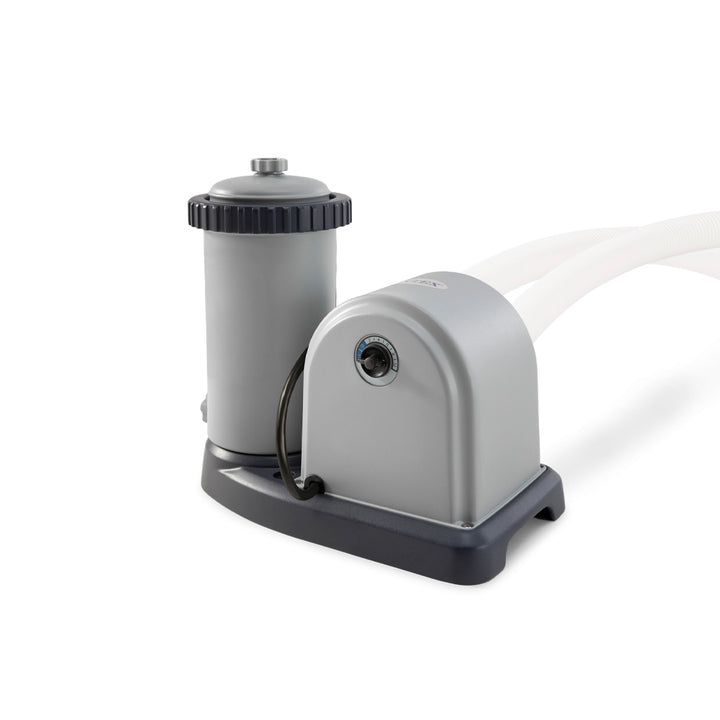 Intex 1500 GPH Pool Filter Cartridge Pump with Timer & GFCI (Open Box) (2 Pack)