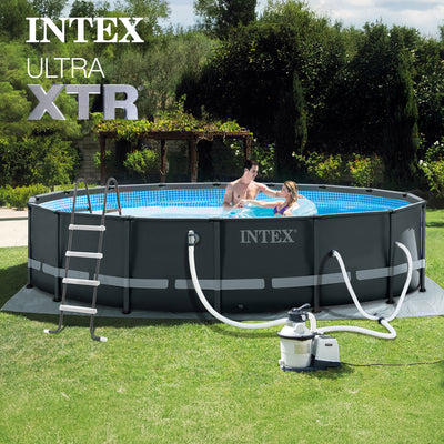 Intex 16ftx48in Ultra XTR Frame Above Ground Swimming Pool Set w/ Pump (Used)