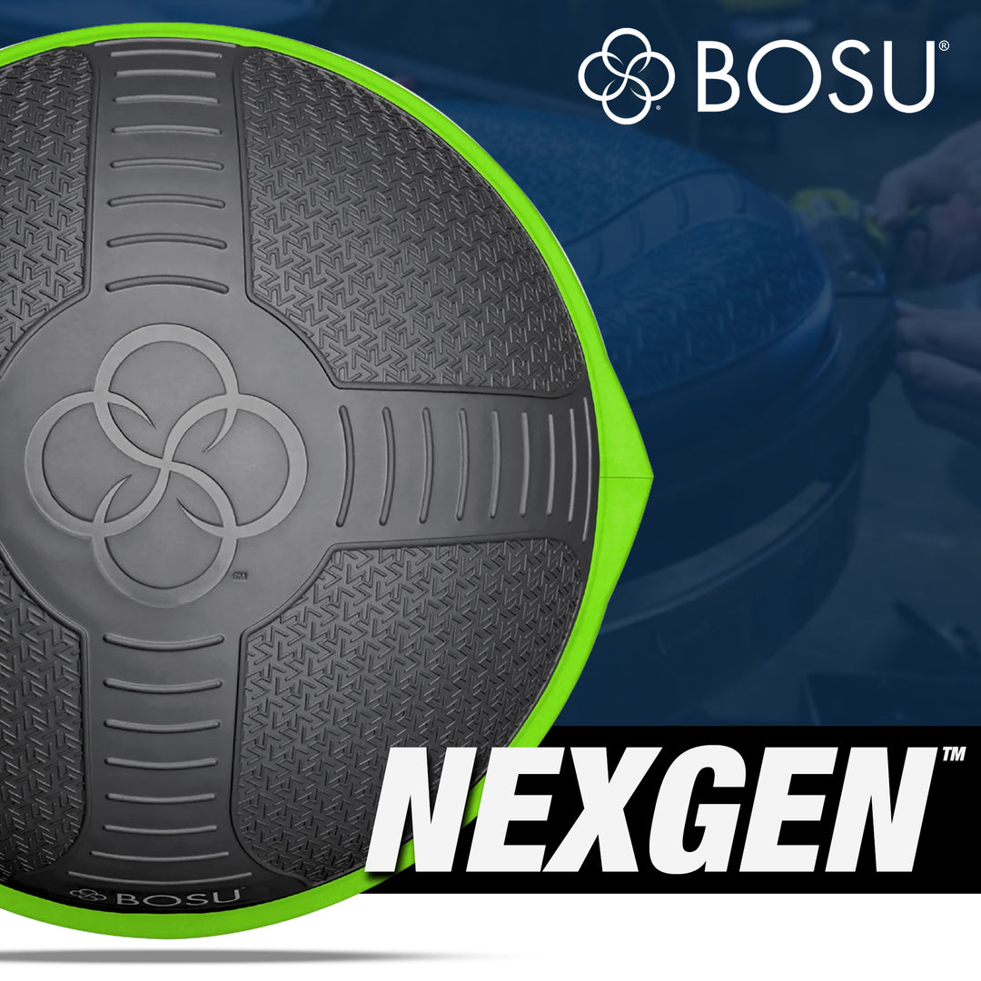 Bosu NEXGEN Balance Strength Trainer, Home Gym Workout Equipment, 26",Cosmic Ash