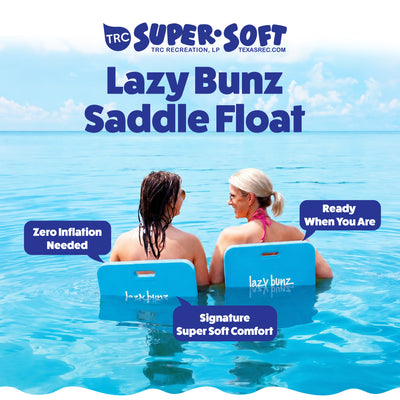 Lazy Bunz Water Saddle Thick Floating Foam Pool and Lake Swim Seat (Used)
