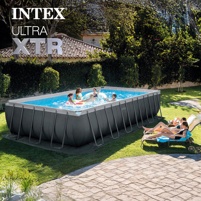 Intex 26367EH 24' x 12' x 52" Rectangular XTR Frame Swimming Pool w/ Filter Pump