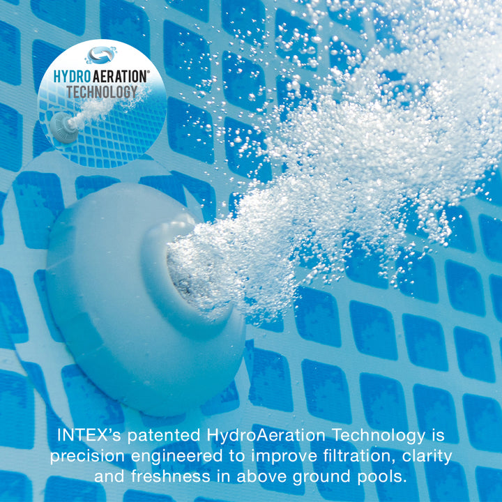 Intex 1500 GPH Easy Set Above Ground Swimming Pool Pump Filter System (Open Box)
