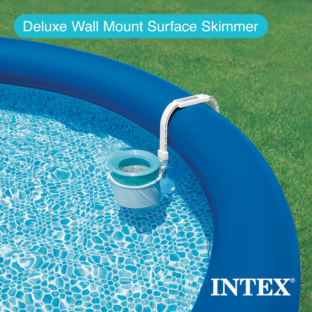 Intex Deluxe Wall Mount Swimming Pool Surface Auto Skimmer (Open Box) (6 Pack)