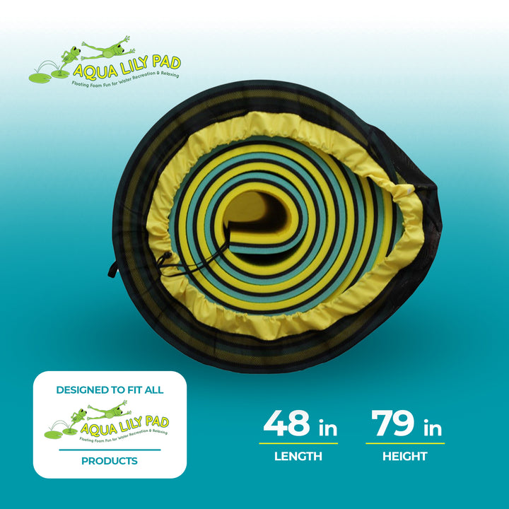 Aqua Lily Pad Nylon Storage Bag with Mesh Inserts Fits 16, 20, & 22 Foot Pads