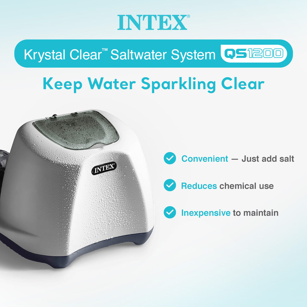 Intex 120V Krystal Clear Saltwater Swimming Pool Chlorinator (For Parts)(2 Pack) - VMInnovations