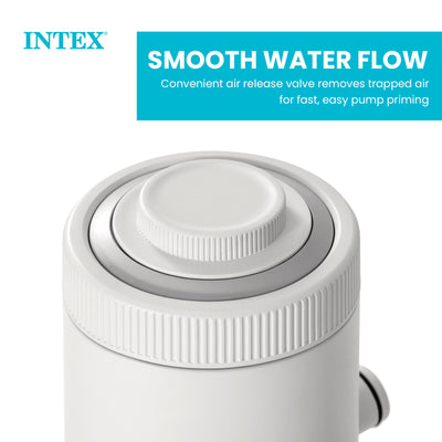 INTEX C530 Cartridge Filter Pump for Above Ground Pools, 530 GPH Pump Flow Rate