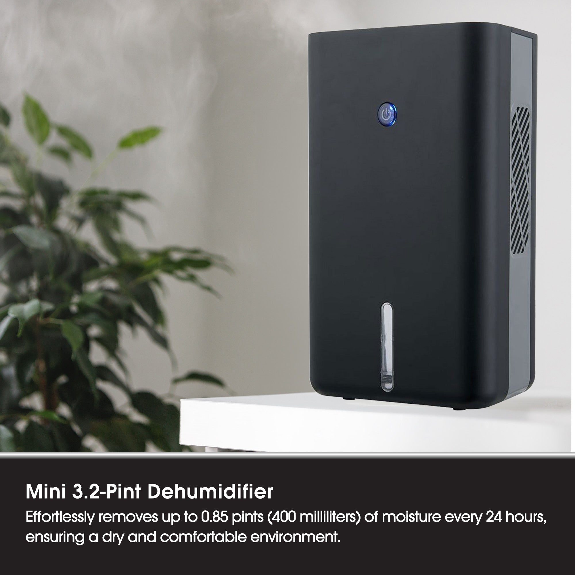 Magic Chef Mini 3.2 Pint Dehumidifier with Quiet Operation and Tank Indicator - VMInnovations