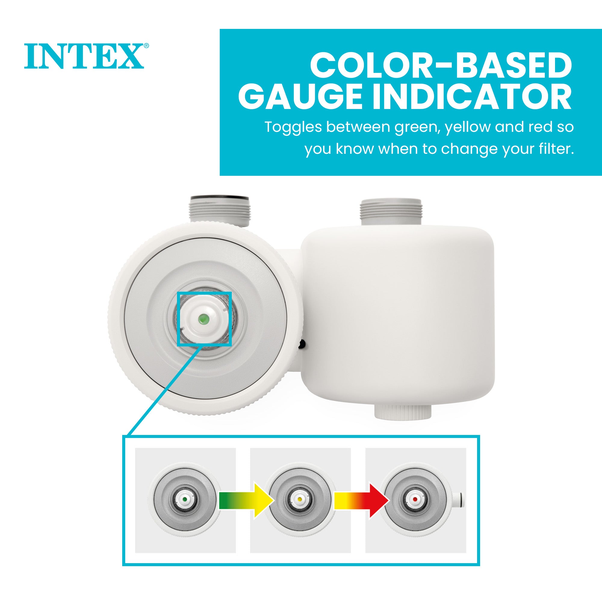 INTEX C1500 Cartridge Filter Pump for AGP: 1500 GPH Pump Flow Rate (For Parts)