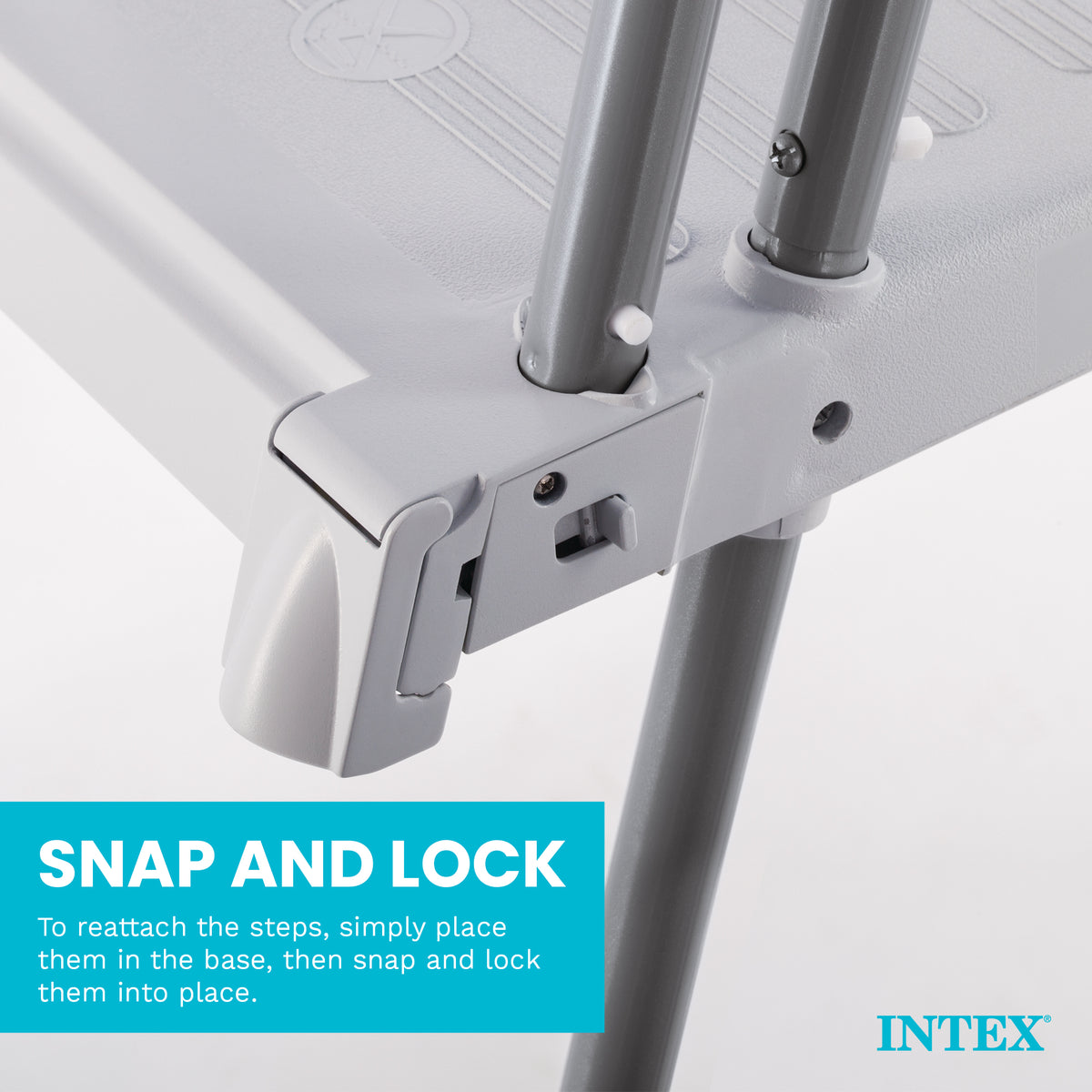 Intex - 52 Inch Pool Ladder with Removable Steps - VMInnovations