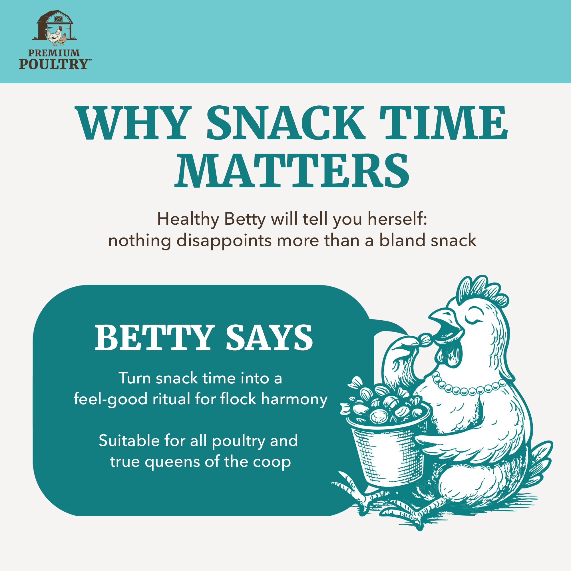 Premium Poultry Snack Time Treat Mix, Supports Egg Shells & Yolk Color, 20 Lb