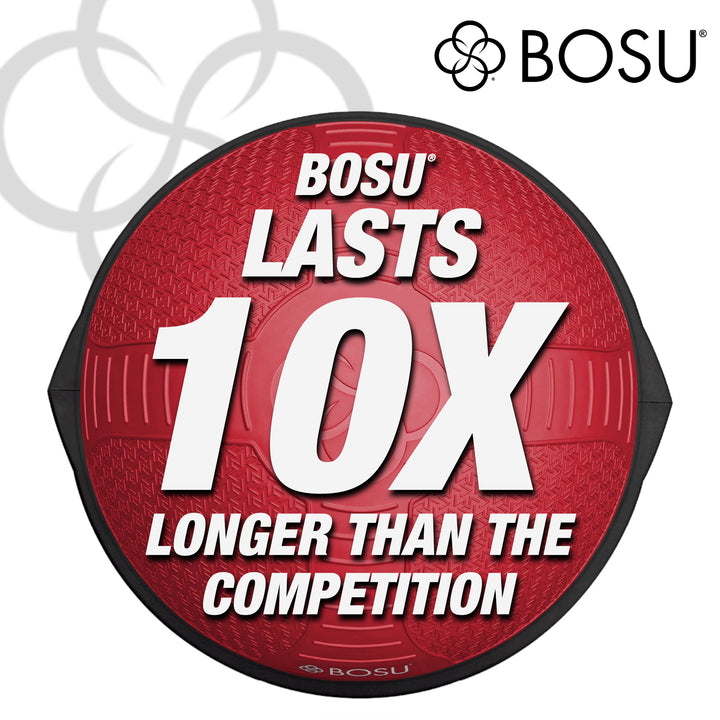 Bosu NEXGEN Balance Strength Trainer, Home Gym Workout Equipment, 26",Neon Flare