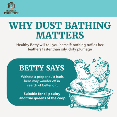 Premium Poultry Diva Dust Bath with Lavender & Tea Tree, Chicken Coop, 20 Lb Bag