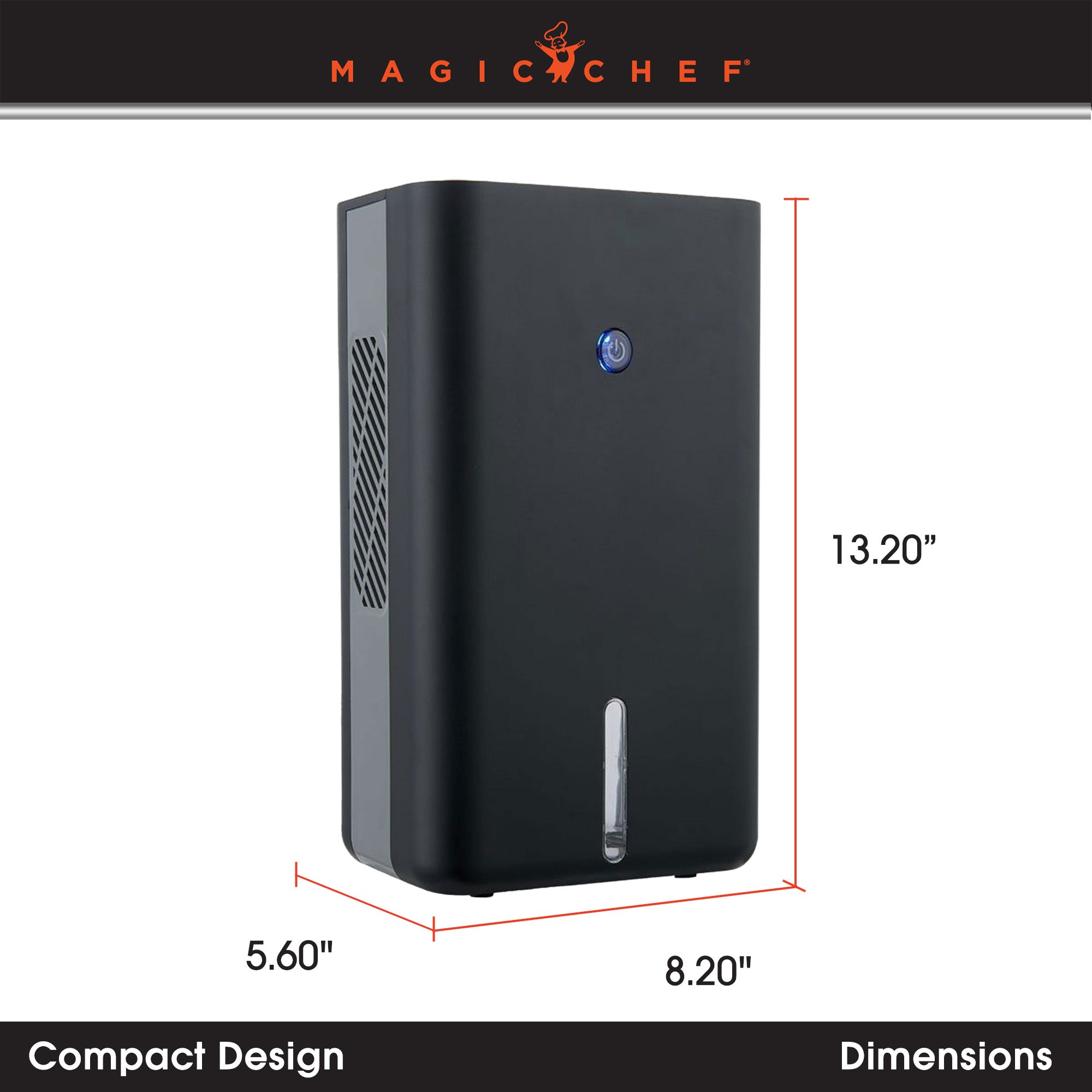 Magic Chef 3.2 Pint Dehumidifier w/Quiet Operation & Tank Indicator (Open Box) - VMInnovations