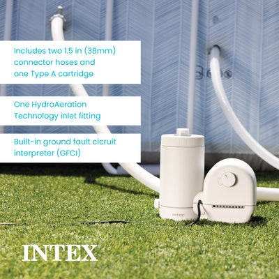 INTEX C1500 Cartridge Filter Pump for AGP: 1500 GPH Pump Flow Rate (For Parts)