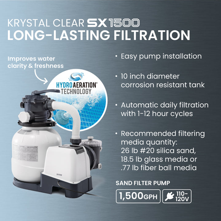 Intex 18' x 9' x 52" Ultra XTR Rectangular Frame Swimming Pool Set with Pump