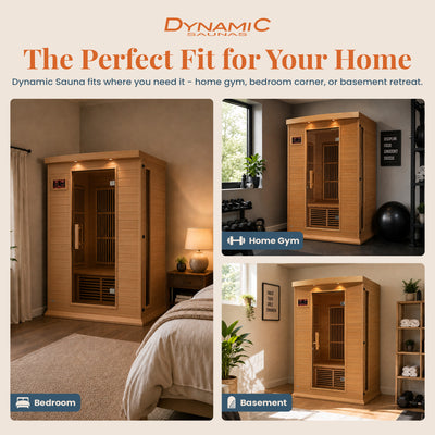 Toulouse 2 Person Infrared Sauna w/Speakers, Canadian Hemlock (Open Box)