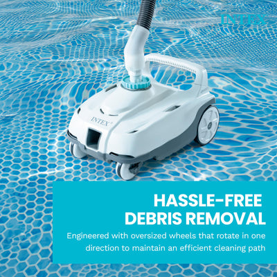 Intex ZX100 Auto Pressure Side Pool Cleaner w/Ultra XTR Deluxe Swimming Pool Set