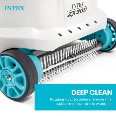 Intex Ultra XTR 18' x 52" Above Ground Outdoor Pool Set with Pump & Robot Vacuum