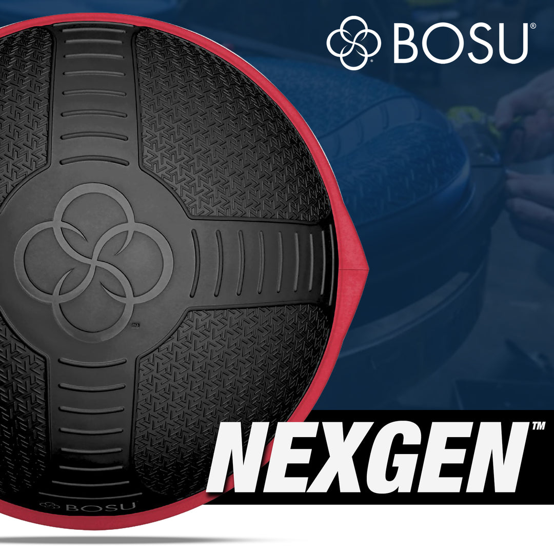 Bosu NEXGEN Balance Strength Trainer, Home Gym Workout Equipment, 26",Cosmic Ash - VMInnovations