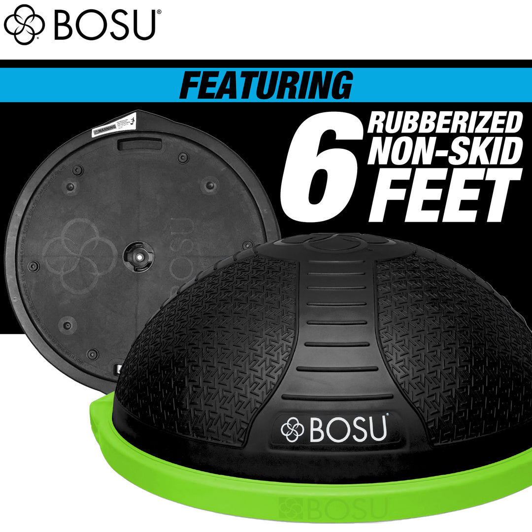 Bosu NEXGEN Balance Strength Trainer, Home Gym Workout Equipment, 26", Black