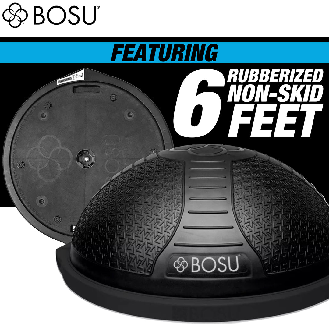 Bosu NEXGEN Balance Strength Trainer, Home Gym Workout Equipment, 26", Black