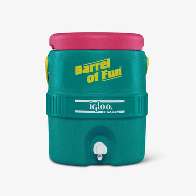Igloo Special Edition Retro 2Gal Barrel of Fun Insulated Jug, Multicolor (Used)