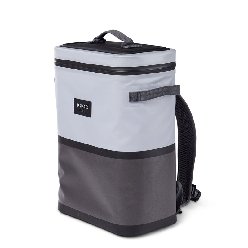 Igloo Reactor Portable 24 Can Soft Waterproof Backpack Cooler, Gray (Damaged)