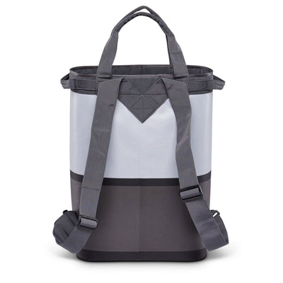 Igloo Reactor Portable 46 Can Soft Insulated Cinch Backpack Cooler Bag, Gray