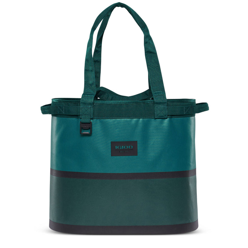 Igloo Reactor 56 Can Soft Sided Insulated Cinch Cooler Tote Bag, Teal (Open Box)