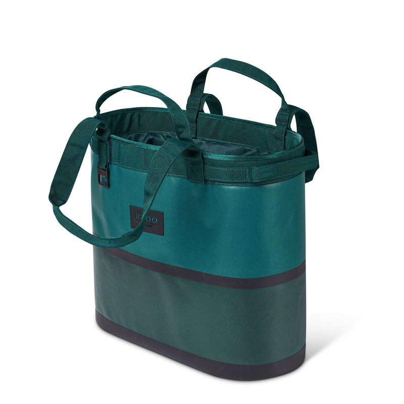 Igloo Reactor 56 Can Soft Sided Insulated Cinch Cooler Tote Bag, Teal (Used)