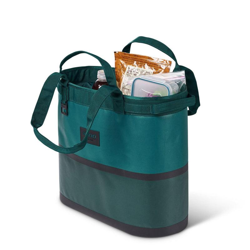 Igloo Reactor 56 Can Soft Sided Insulated Cinch Cooler Tote Bag, Teal (Used)