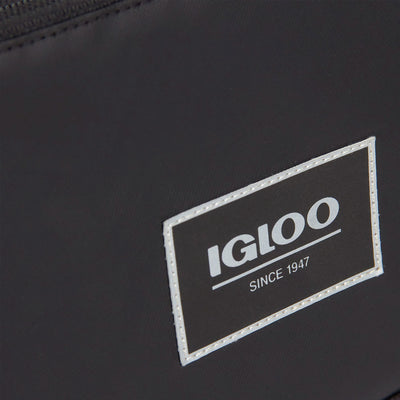 Igloo Pursuit 16 Can Portable Lunch Box Bag Cooler with Padded Strap, Black