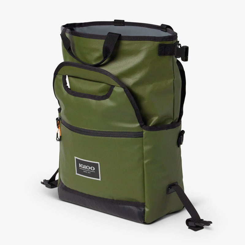 Igloo Pursuit Portable Lunch Box Bag Cooler w/ Strap, Chive Green (Open Box)
