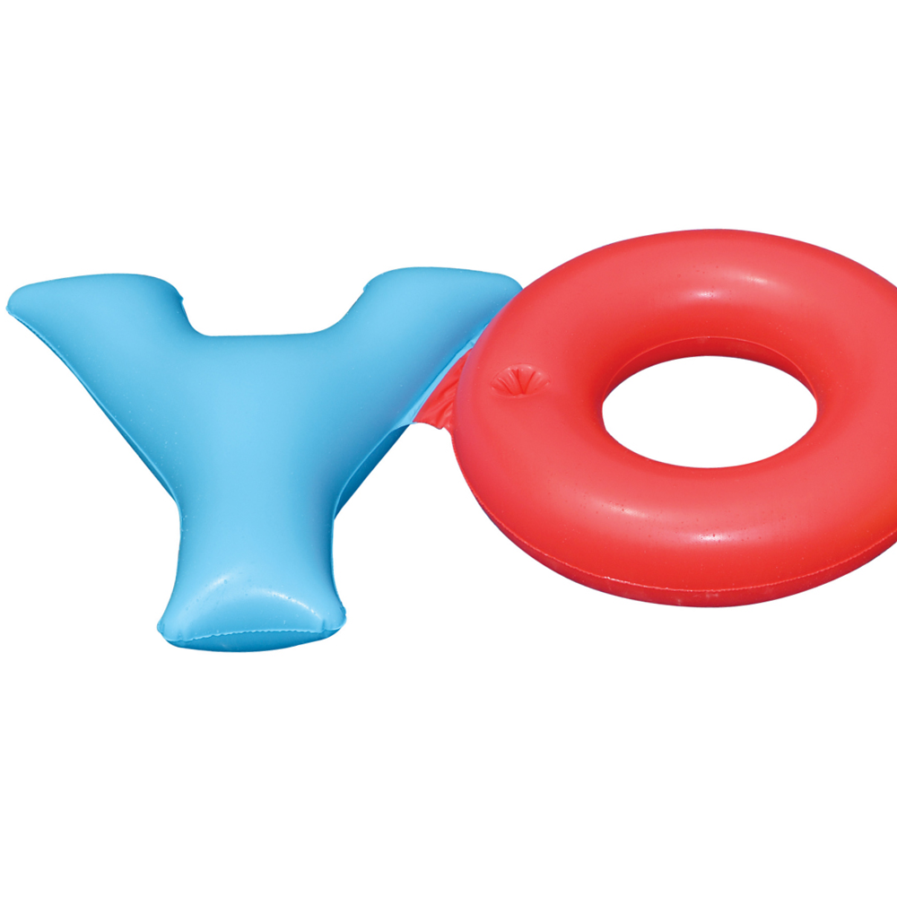 Swimline 90631 YOLO You Only Live Once Inflatable Swimming Pool Toy Raft Float