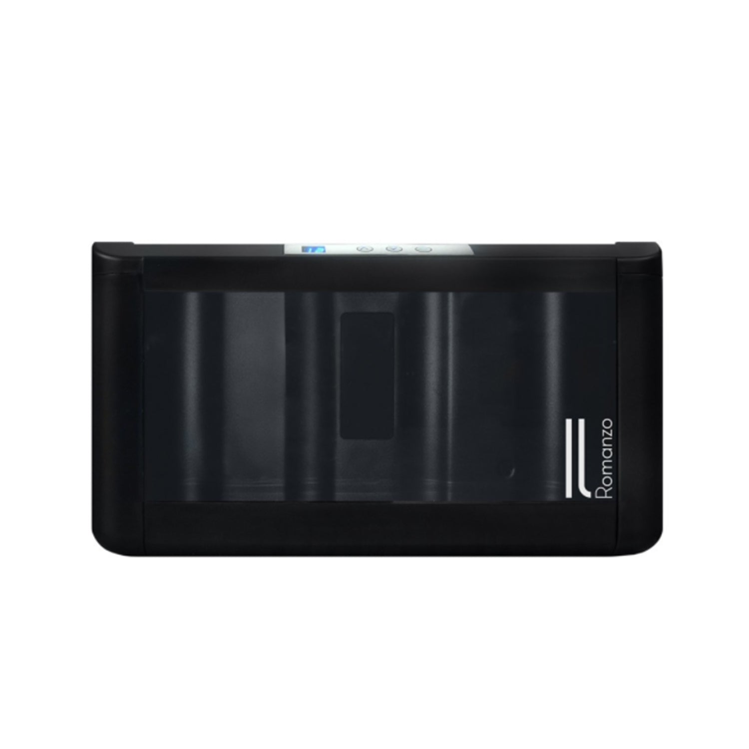 Vinotemp Romanzo 4 Bottle Thermoelectric Open Wine Cooler, Black (Open Box)