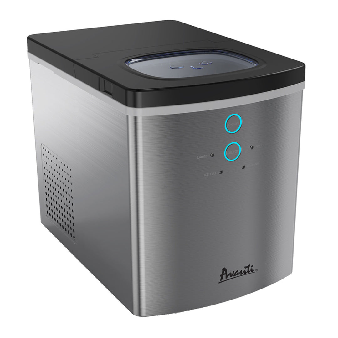 Avanti Portable Stainless Steel Automatic Ice Maker (Open Box)