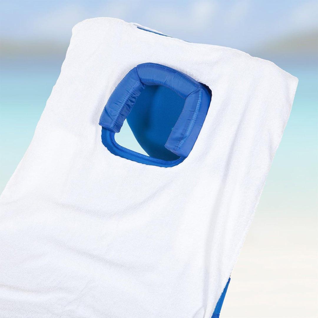 Ostrich Cutsom Fitted Beach Towel designed to fit on Chaise Lounge Beach Chairs - VMInnovations