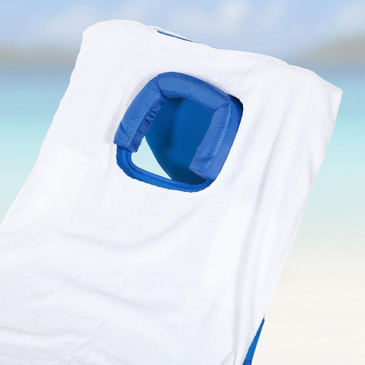 Ostrich Cutsom Fitted Beach Towel designed to fit on Chaise Lounge Beach Chairs - VMInnovations