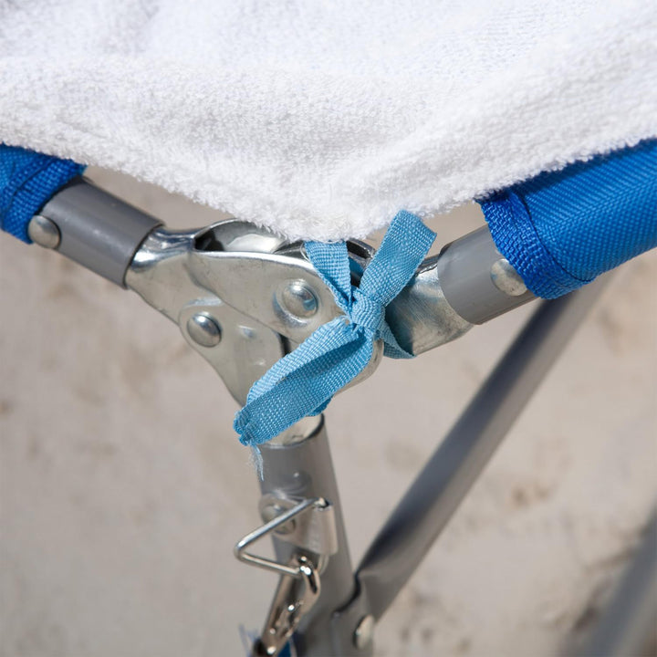 Ostrich Cutsom Fitted Beach Towel designed to fit on Chaise Lounge Beach Chairs - VMInnovations