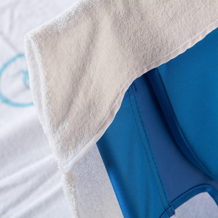 Ostrich Cutsom Fitted Beach Towel designed to fit on Chaise Lounge Beach Chairs