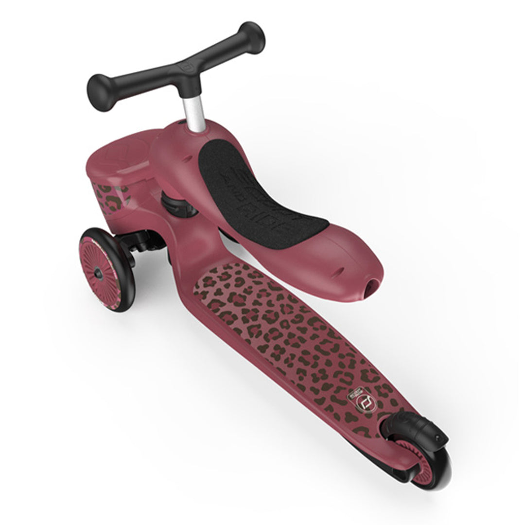 Scoot & Ride 2-in-1 Kids Scooter with Basket, Highwaykick 1 Lifestyle, Wildcat - VMInnovations