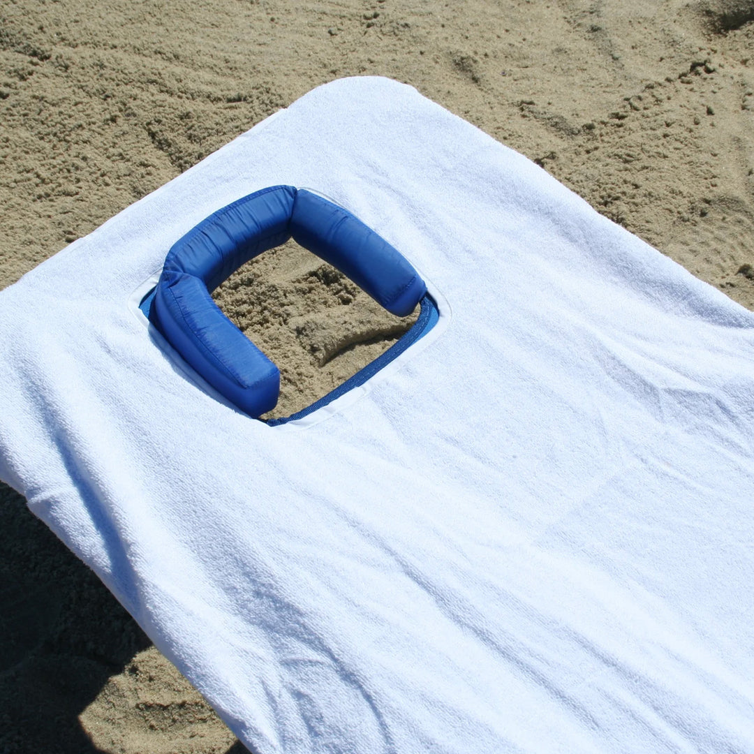 Ostrich Cutsom Fitted Beach Towel designed to fit on Chaise Lounge Beach Chairs